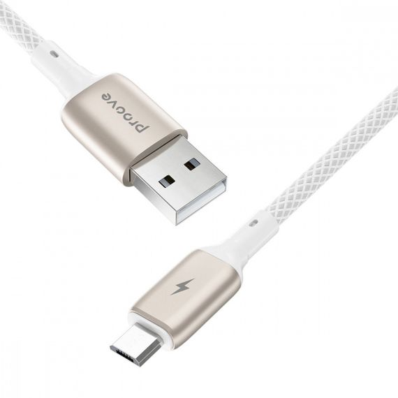Кабель Proove Dense Micro USB 2.4A (1m), Белый, 1.0 м | Зображення 3