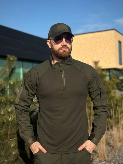 Убакс олива Military CollPass Olive , Військова сорочка .