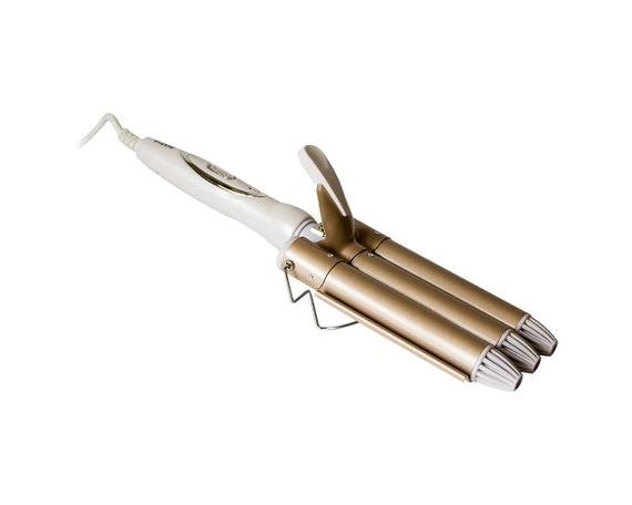 Потрійна Плойка для волосся Rozia HR 722 90W | Вертикальна плойка для локонів | плойка бігуді | Локон