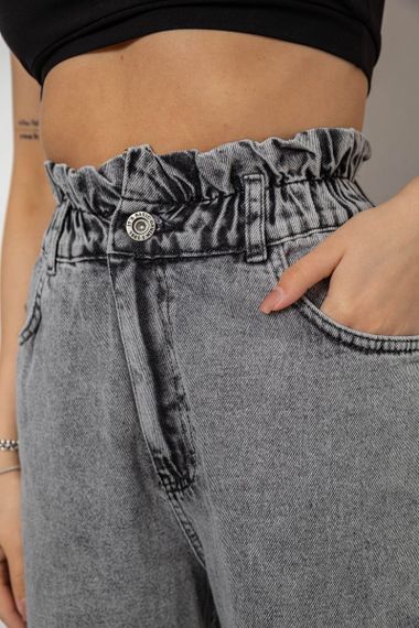 Джинси жіночі Mom-fit, колір сірий, 244R1573S20-LZ | Зображення 4