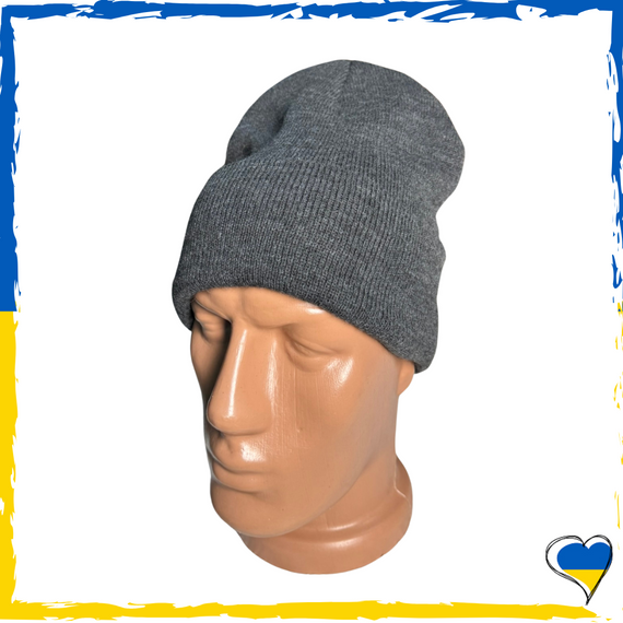 Шапка темно-сіра. Унісекс. Шапка звичайна однотонна. Різні кольори. Чоловіча, жіноча, дитяча