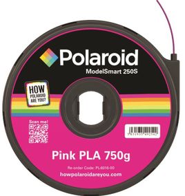 Картридж с нитью 1.75мм/0.75кг PLA Polaroid ModelSmart 250s, розовый (3D-FL-PL-6016-00)