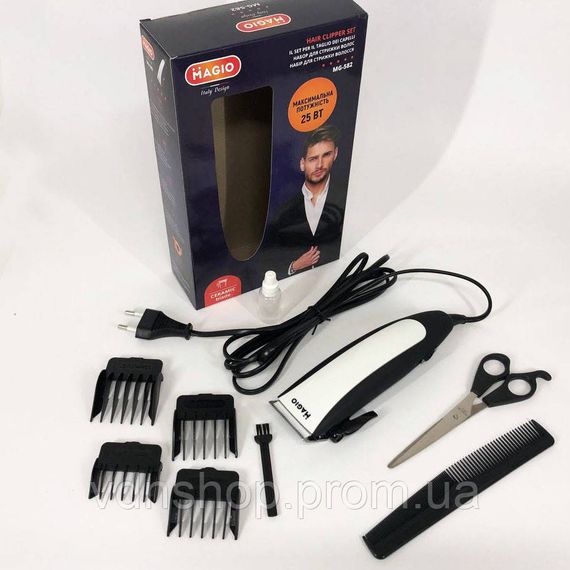 Професійна машинка для стрижки волосся голови MAGIO, Електромашинка для стрижки Тример скронь QP-61 | Зображення 8
