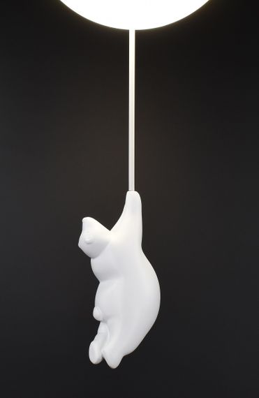 Люстра стельова на 1 лампочку 26803 Білий 50х20х20 см. | Зображення 2