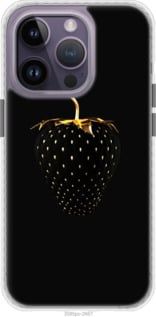 Чохол на iPhone 14 Pro Max Чорна полуниця "3585pc-2667-24368"