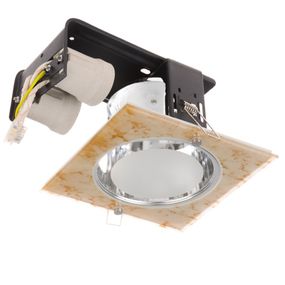 Светильник Downlight потолочный врезной  DL-29/2 E27 BR