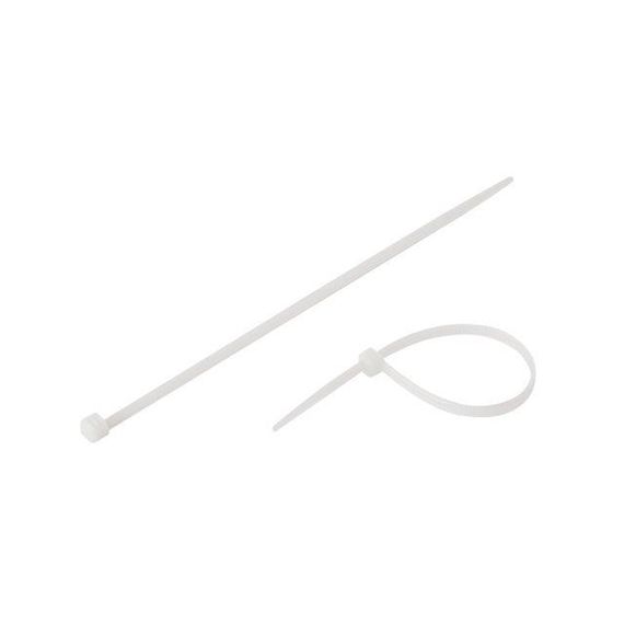 Хомут пластиковий 3,6*150 мм, білий, 100 од. INTERTOOL TC-3615 | Зображення 2