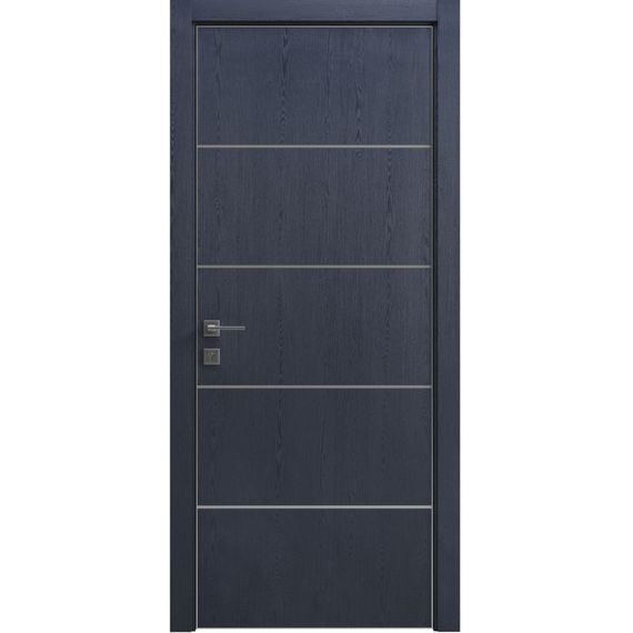 Двері міжкімнатні Rodos MODERN Flat-03 INSIDE сосна браш Cobalt