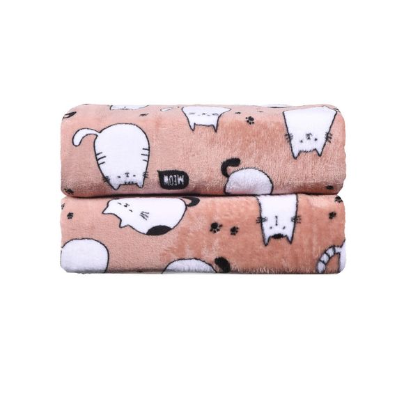 Плед Ardesto Flannel котики, 160х200 см (ART0108PB) | Зображення 1