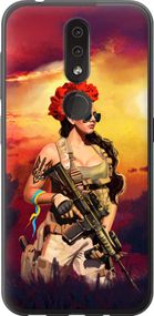 Чехол на Nokia 4.2 Украинка с оружием "5316u-1680-17620"