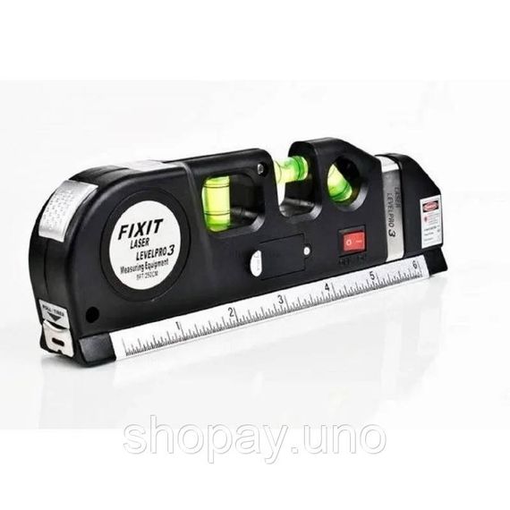Лазерний рівень із вбудованою рулеткою Laser Level Pro 3 Нівелір будівельний | Зображення 4
