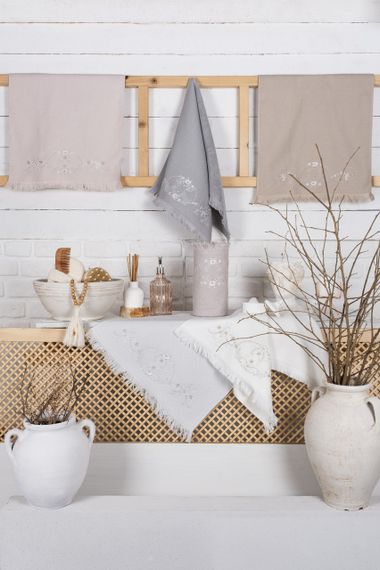 Набір рушників з вишивкою Pupilla 70 х 140 см Bernini Crown