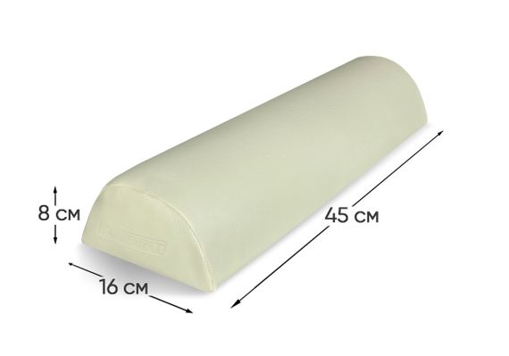 Масажний напіввалік Easyfit 45 см для масажного столу Бежевий (EF-2114-BE) | Зображення 2