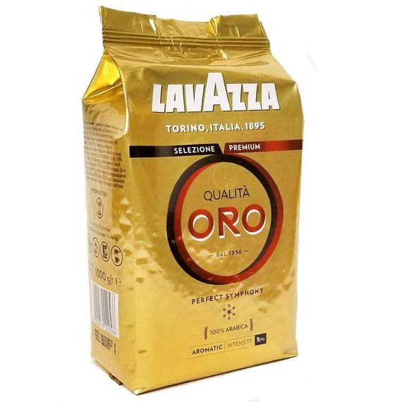 Оптом кави в зернах Lavazza Qualita Oro 1кг 100% Арабіка Італія Оригінал Лавацца Оро Золотиста
