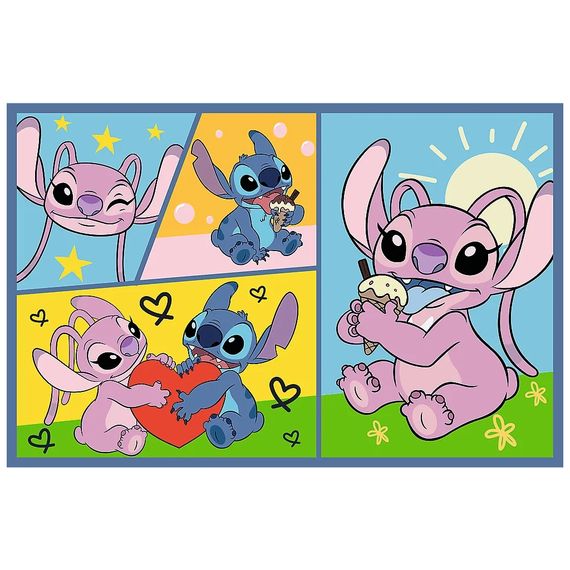 Пазл Trefl Lilo&Stitch Зі Стічем не нудно 2x70 (5900511344448) | Зображення 2