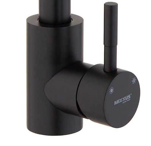 Змішувач для кухні Mixxus із чорним силіконовим виливом SEO-011 (MI6017) | Зображення 1