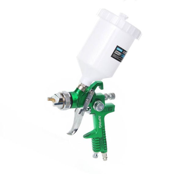 Фарборозпилювач HVLP Ø1,3 мм у/б пласт. 600 мл APRO 8500321 | Зображення 1