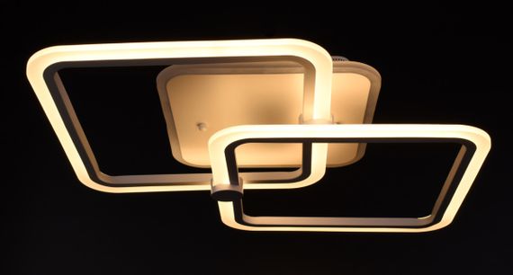 Люстра світлодіодна стельова LED світильник для квартири на стелю лед з пультом 25949 Білий 10х41х63 см. | Зображення 2