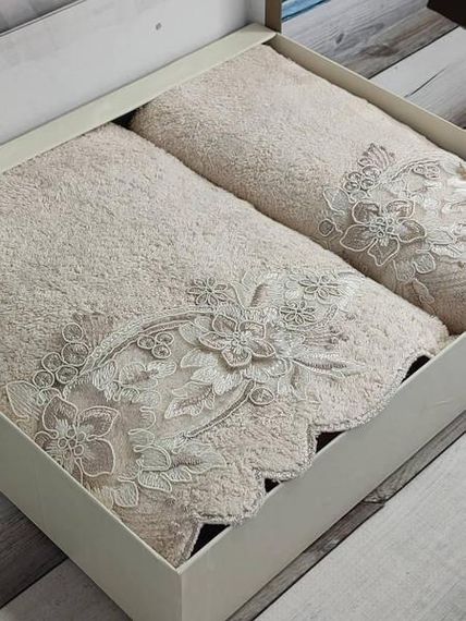 Полотенца Pupilla Vanetta gul Бамбук набор 2шт