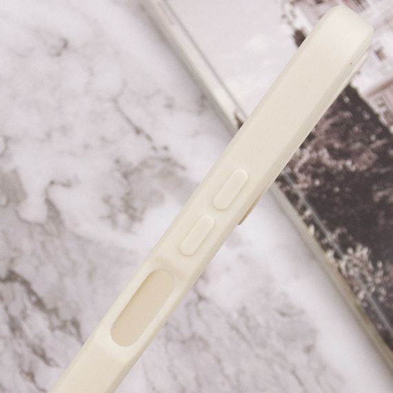 Силиконовый чехол Candy Full Camera для Oppo A58 4G Бежевый / Antique White | Зображення 3