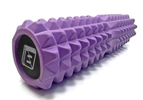 Массажный ролик EasyFit Solid Grid Roller 45 см v.2.2s фіолетовий (EF-2053-V)