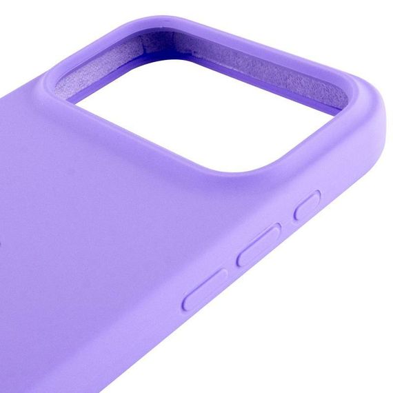 Чохол Silicone Case Full Protective (AA) для Apple iPhone 17 Pro (6.3") Бузковий / Dasheen | Зображення 3