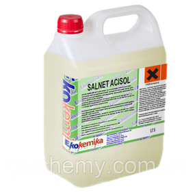 Сильнодіючий пінний кислотний миючий засіб Salnet Acisol 5 л