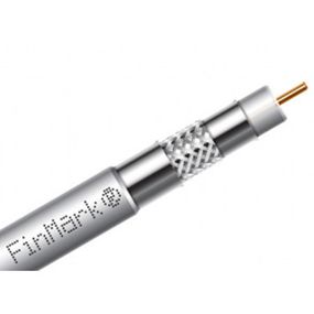 Кабель телевизионный FinMark RG-6 TRISHIELD, CU, 305м, white (F6TSVcu_305_white)