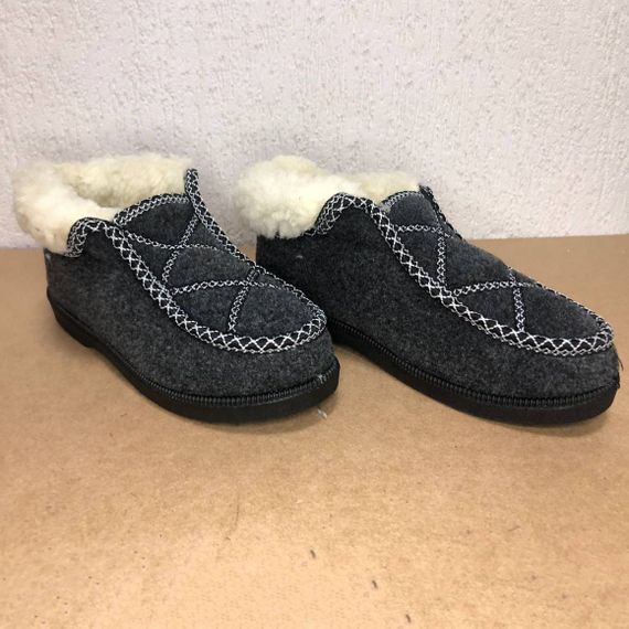 Женские валенки из войлока 40р, Галоши утепленные черного цвета, Женские дутики львовской фабрики GQ-98 | Зображення 5