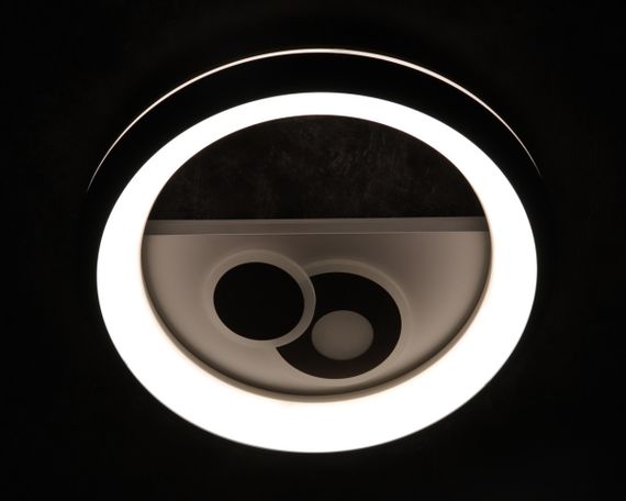 Люстра світлодіодна підвісна LED світильник для квартири на стелю лед з пультом 25350 Білий 8х48х48 см. | Зображення 4