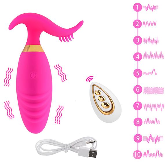 Вібро яйце з пультом Babydoll Віброяйце Малиновий B25-2