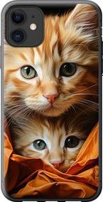 Чохол на iPhone 11 Котики 2 з пластику FCh_008307