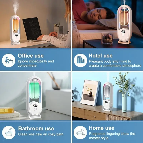 Ультразвуковой Аромадиффузор с подсветкой от USB | Зображення 3