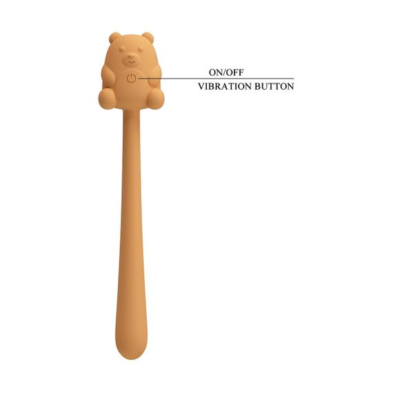Вібратор CUTE BEAR, Flirting Stick, 7 vibration functions, Magnetic USB charging Sex Aura | Зображення 8