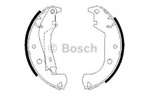 Гальмівні колодки барабані BOSCH 0986487626 на FIAT ALBEA