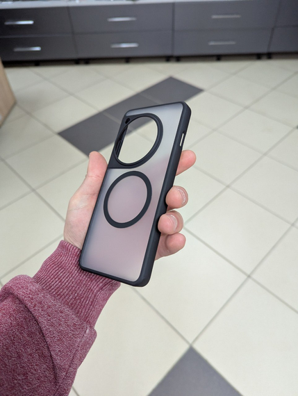 Чохол Wlons Hybrid Magnetic MagSafe матовий протиударний PC+TPU для Oneplus 12 | Зображення 3