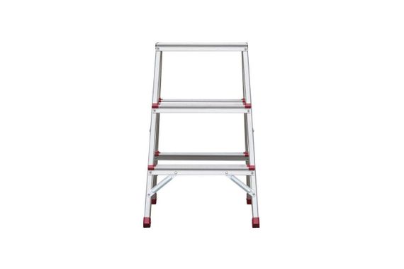 Стремянка двухсторонняя Intertool - 660 мм x 3 ступени (LT-1103) | Зображення 2