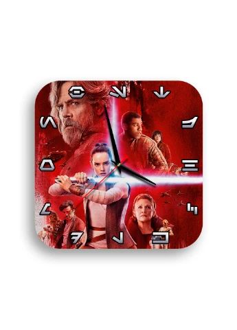 Годинник настінний star wars 2 квадратний