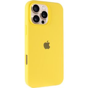 Чехол Silicone Case Full Protective (AA) для Apple iPhone 16 Pro Max (6.9") Желтый / Yellow