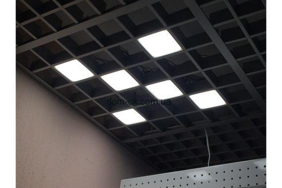Комплект LED світильників для стелі грильято 100х100мм /2штуки 16Вт | Зображення 8