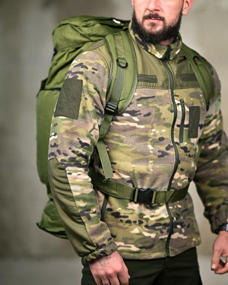 Тактичний рюкзак 70 л армійський рюкзак для туризму похідний наплічник великий для полювання та риболовлі | Зображення 2