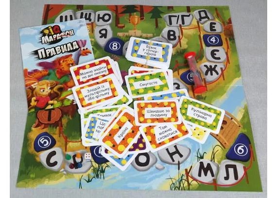 Настільна гра IQ Марафон Danko Toys  Різнокольоровий shop (2000999643828) | Зображення 1