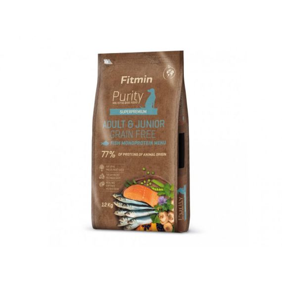 Fitmin dog Purity GF Puppy Fish (для цуценят всіх порід з рибою беззерновий), 2 кг
