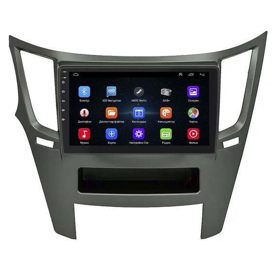 Штатная магнитола Lesko для Subaru Legacy V Рестайлинг 2012-2014 экран 9" 1/16Gb Wi-Fi GPS Base Субару | Зображення 1