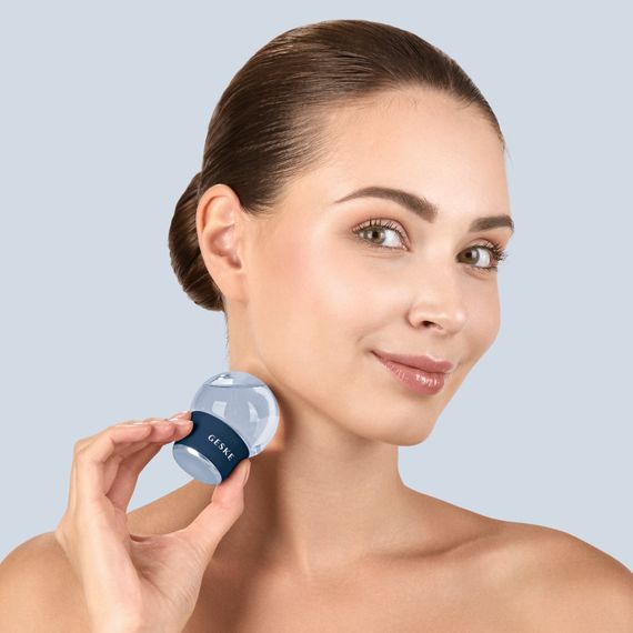 Масажер для обличчя і тіла GESKE Cool&Warm Face and Body Massager 7в1 starlight, Синій | Зображення 3