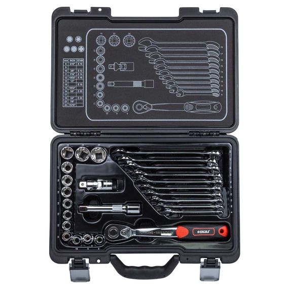 Набор торцевых насадок Ultra 1/2" + аксессуары 26 шт CrV Taiwan (700026z) | Зображення 4