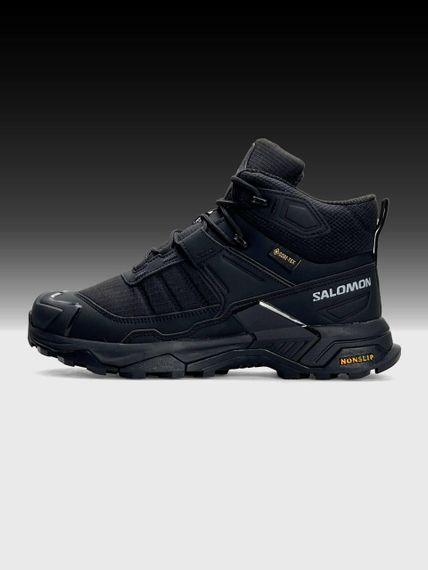 Зимові чоловічі кросівки New Salomon X Ultra 4 Mid Fur Black (топ якість) A4864 44