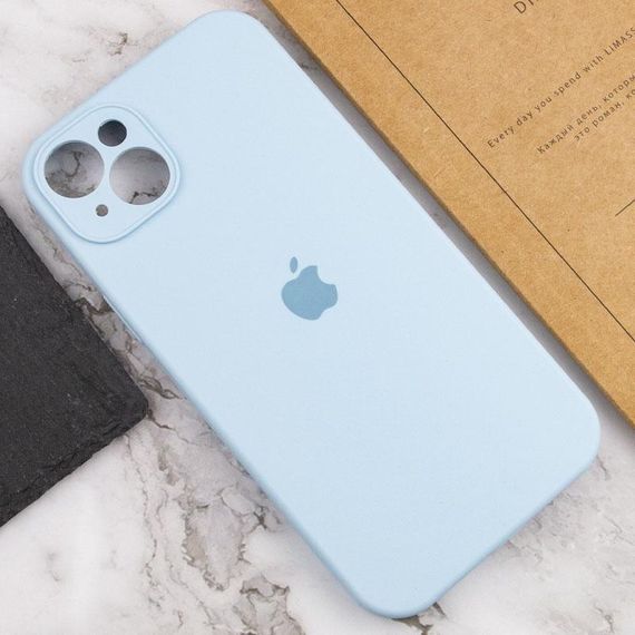 Чохол Silicone Case Full Camera Protective (AA) для Apple iPhone 15 Plus (6.7") Блакитний / Sweet Blue | Зображення 4