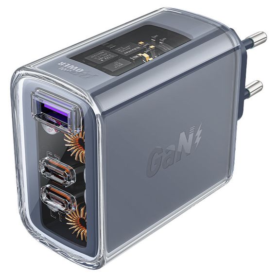 МЗП Acefast A45 Exploration series PD65W GaN (2*USB-C+USB-A) | Зображення 2