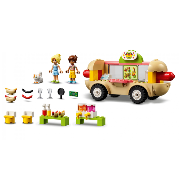 Конструктор LEGO Friends Вантажівка із гот-догами LEO KAYA 42633 ff | Зображення 1